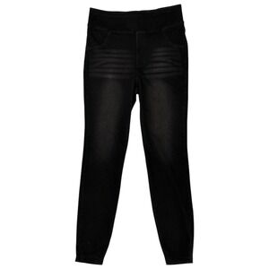 Halara Black Stretch Jeggings Womens Size M Faux Front Pockets NWT